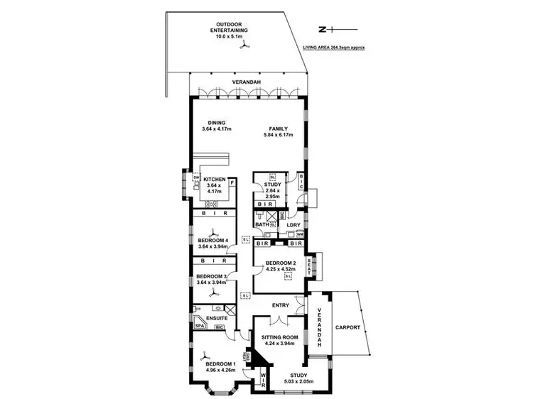 Floorplan of Homely house listing, 8 Thorngate Street, Thorngate SA 5082