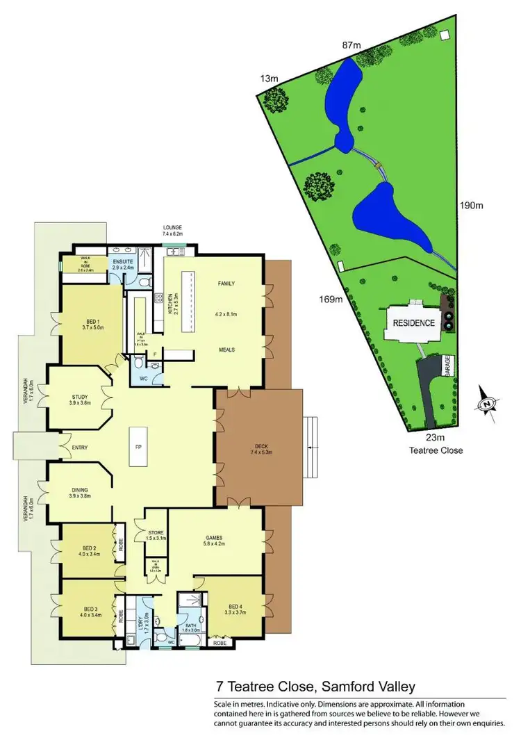 Floorplan of Homely house listing, 7 Teatree Close, Samford Valley QLD 4520