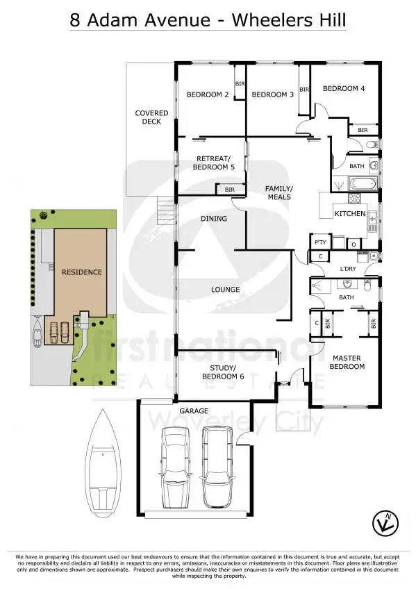 Floorplan of Homely house listing, 8 Adam Avenue, Wheelers Hill VIC 3150