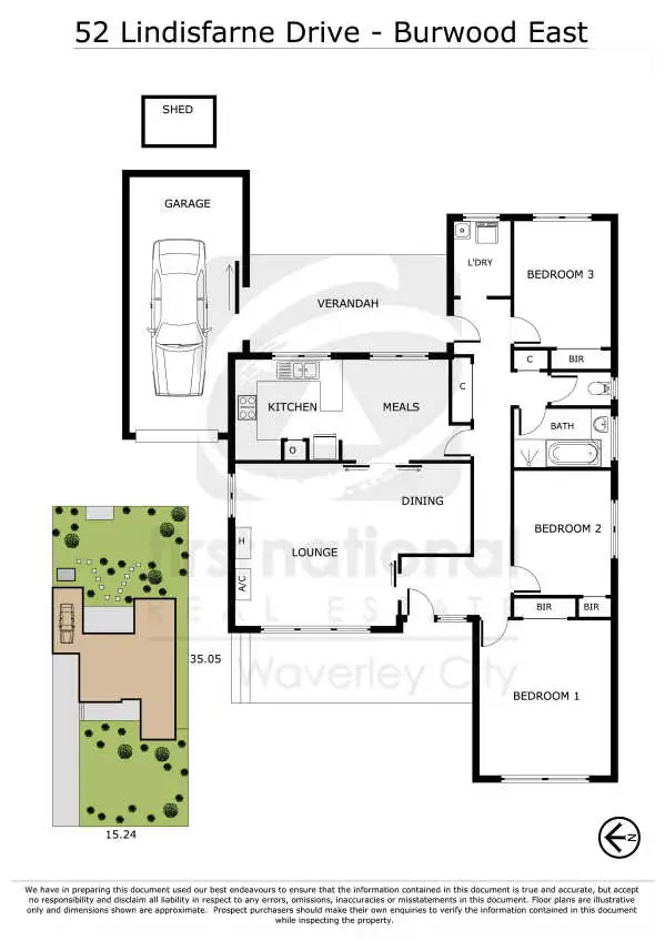 Floorplan of Homely house listing, 52 Lindisfarne Drive, Burwood East VIC 3151