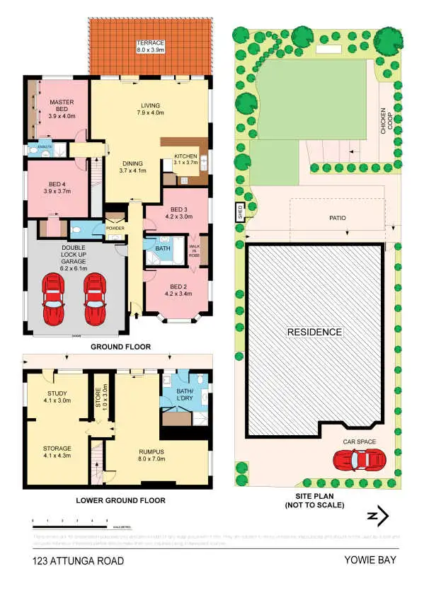 Floorplan of Homely house listing, 123 Attunga Road, Yowie Bay NSW 2228