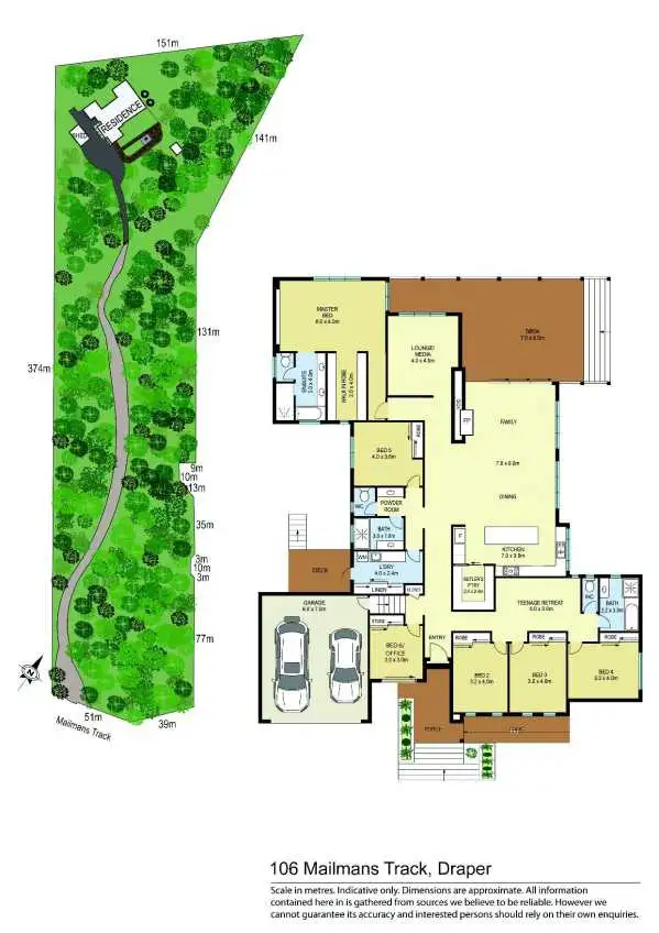 Floorplan of Homely house listing, 106 Mailmans Track, Draper QLD 4520
