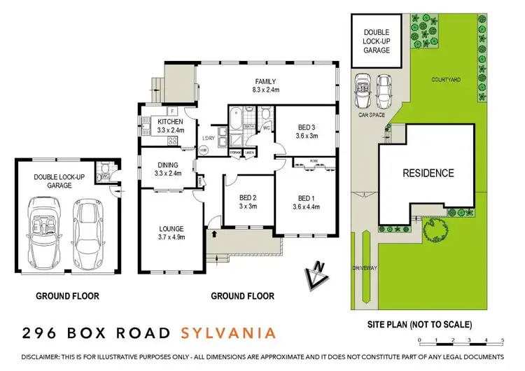 Floorplan of Homely house listing, 296 Box Road, Sylvania NSW 2224