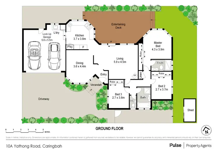 Floorplan of Homely villa listing, 10A Yathong Road, Caringbah NSW 2229
