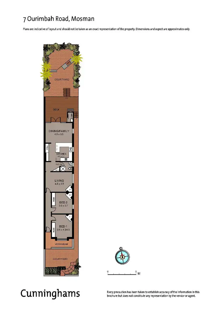 Floorplan of Homely semi-detached listing, 7 Ourimbah Road, Mosman NSW 2088