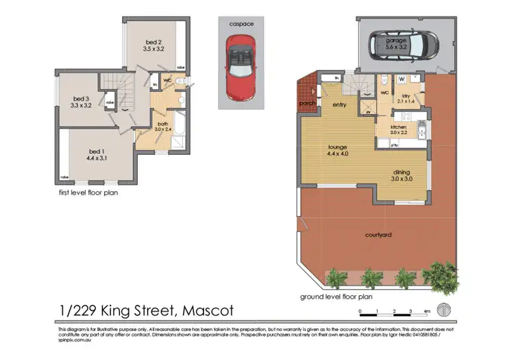 Floorplan of Homely house listing, 1/229 King Street, Mascot NSW 2020