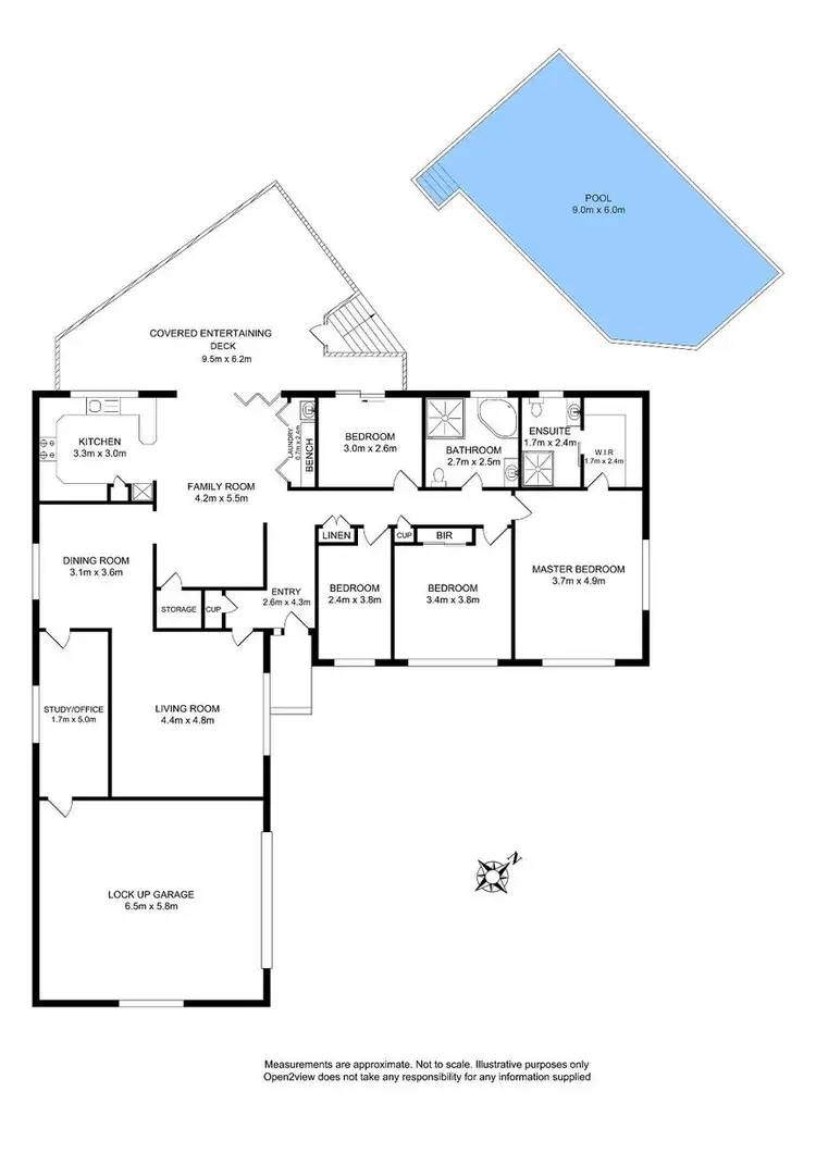 Floorplan of Homely house listing, 10 Stroud Place, Belrose NSW 2085