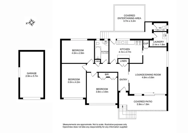 Floorplan of Homely house listing, 15 Edinburgh Road, Forestville NSW 2087