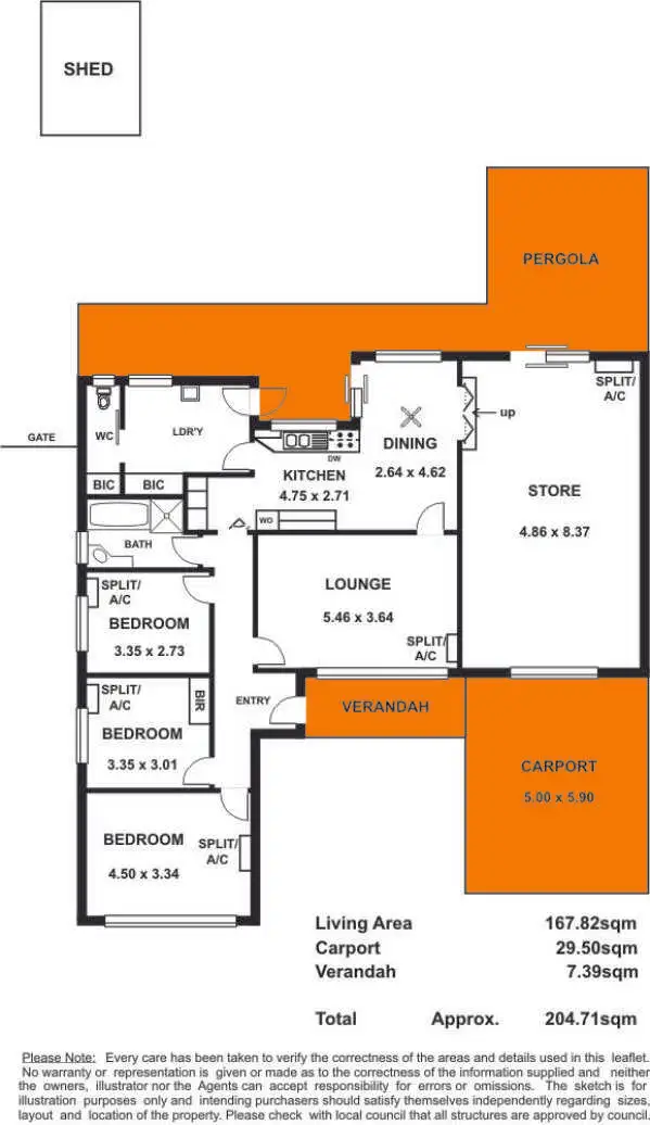 Floorplan of Homely house listing, 12 John Street, South Plympton SA 5038