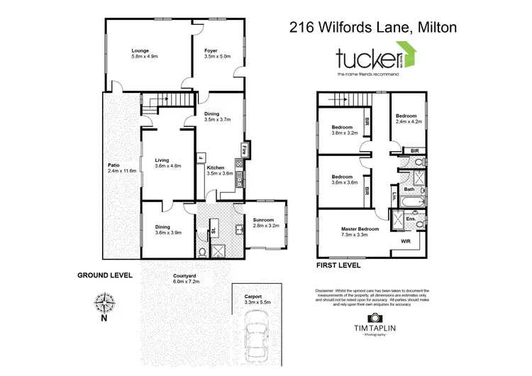 Floorplan of Homely house listing, 216 Wilfords Lane, Milton NSW 2538