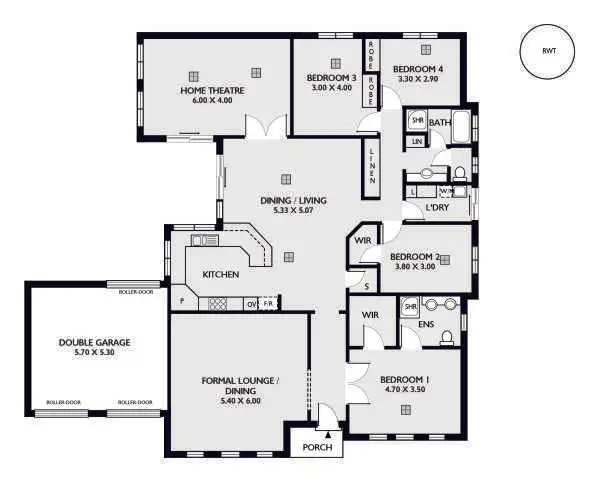 Floorplan of Homely house listing, 1B Parcoola Avenue, Hope Valley SA 5090