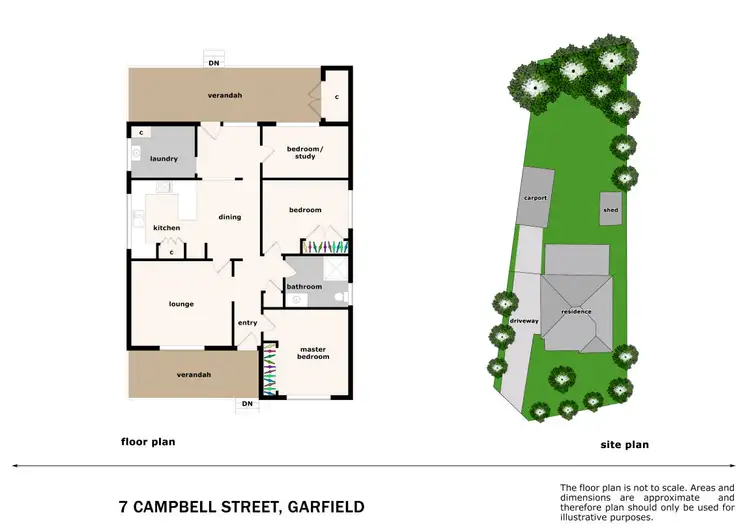Floorplan of Homely house listing, 7 Campbell Street, Garfield VIC 3814