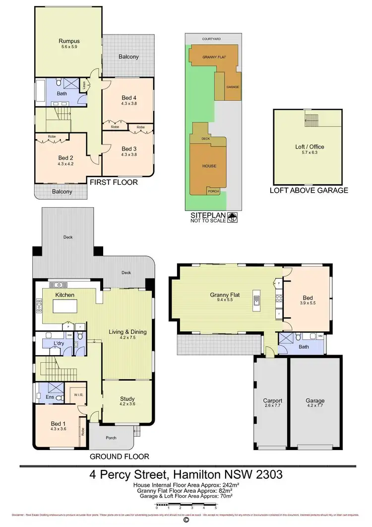 Floorplan of Homely house listing, 4 Percy Street, Hamilton NSW 2303