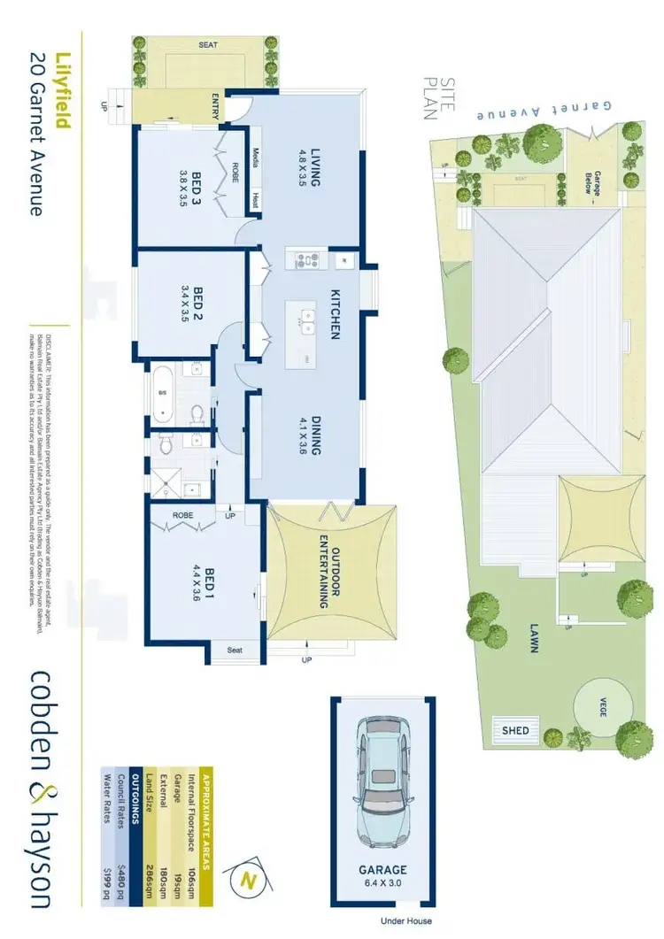 Floorplan of Homely house listing, 20 Garnet Avenue, Lilyfield NSW 2040