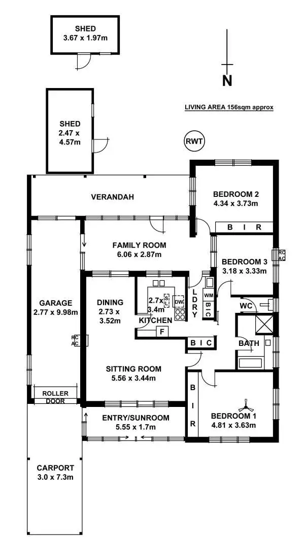 Floorplan of Homely house listing, 13 Sheffield Street, Malvern SA 5061