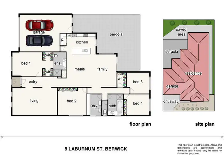 Floorplan of Homely house listing, 8 Laburnum Street, Berwick VIC 3806