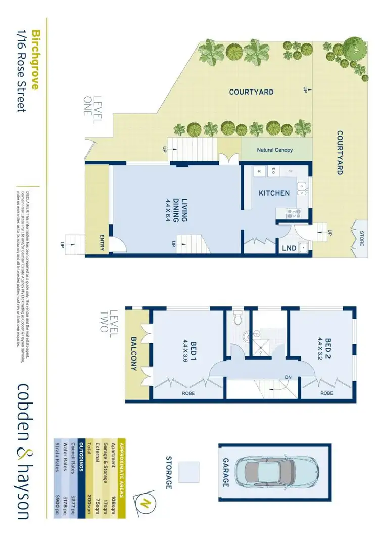 Floorplan of Homely apartment listing, 1/16 Rose Street, Birchgrove NSW 2041