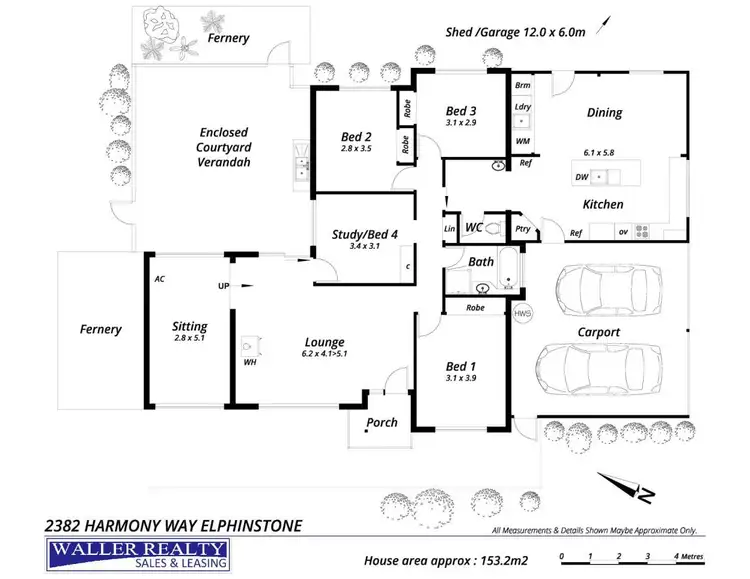 Floorplan of Homely house listing, 2382 Harmony Way, Elphinstone VIC 3448