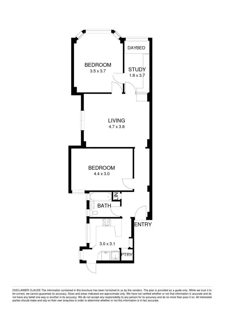 Floorplan of Homely apartment listing, 12/7 Springfield Avenue, Potts Point NSW 2011