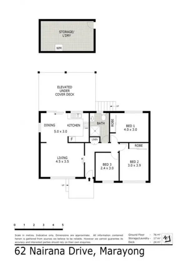 Floorplan of Homely house listing, 62 Nairana Drive, Marayong NSW 2148