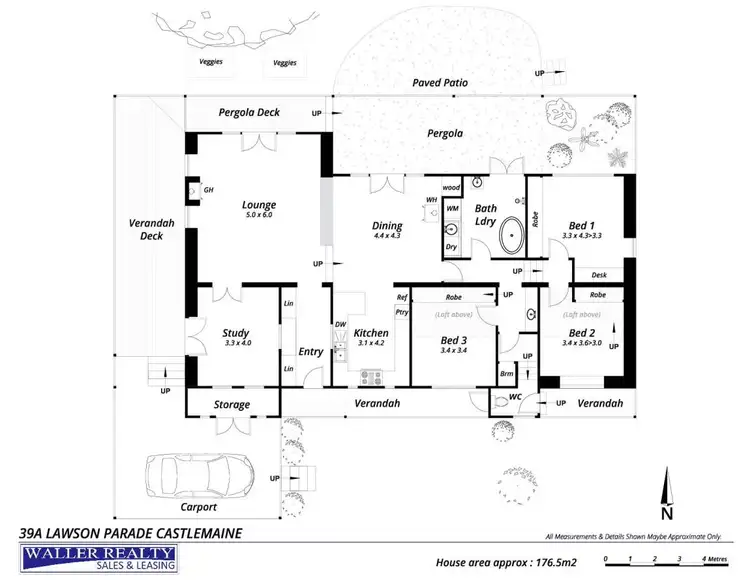 Floorplan of Homely house listing, 39a Lawson Parade, Castlemaine VIC 3450