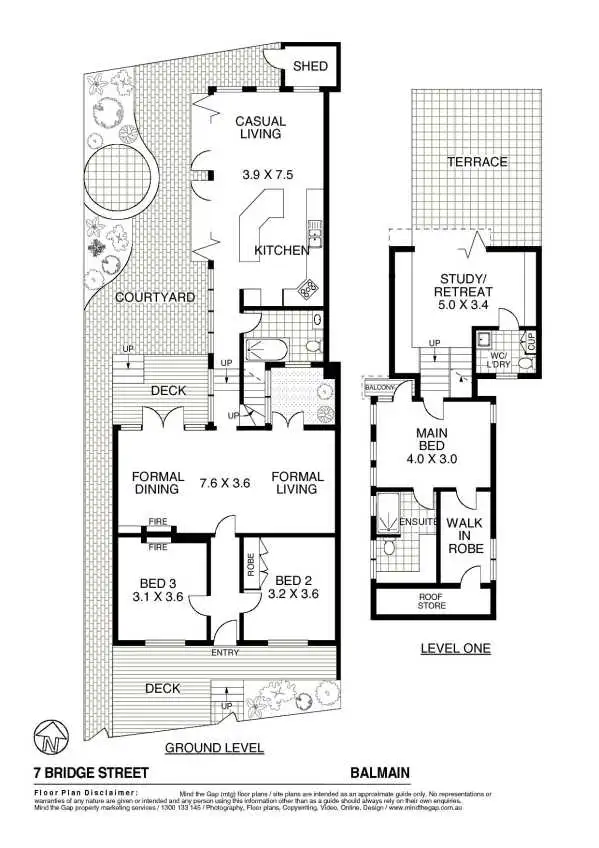 Floorplan of Homely house listing, 7 Bridge Street, Balmain NSW 2041