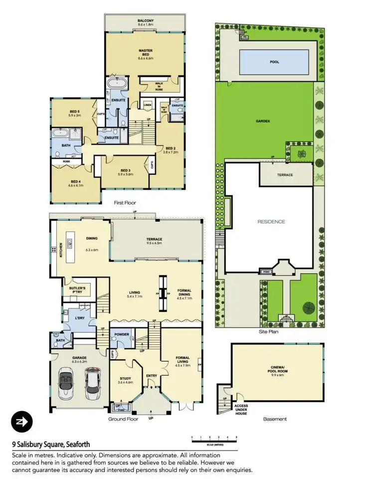 Floorplan of Homely house listing, 9 Salisbury Square, Seaforth NSW 2092