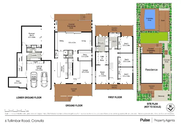 Floorplan of Homely house listing, 6 Tullimbar Road, Cronulla NSW 2230