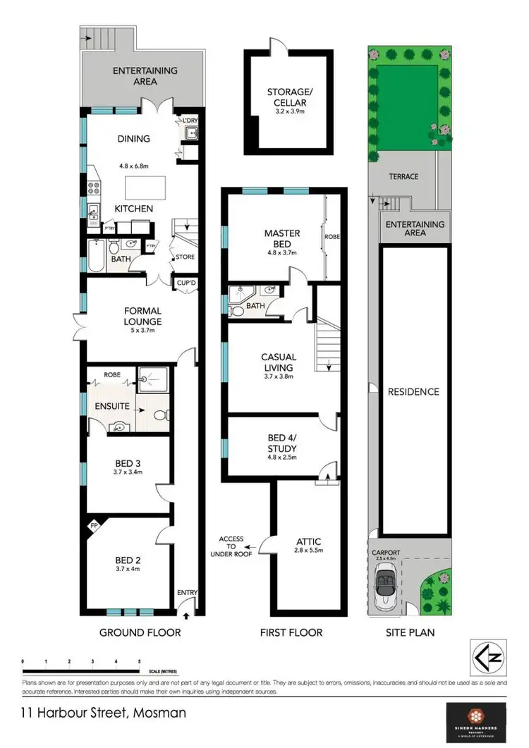 Floorplan of Homely house listing, 11 Harbour Street, Mosman NSW 2088