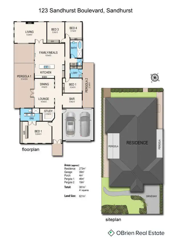 Floorplan of Homely house listing, 123 Sandhurst Boulevard, Sandhurst VIC 3977
