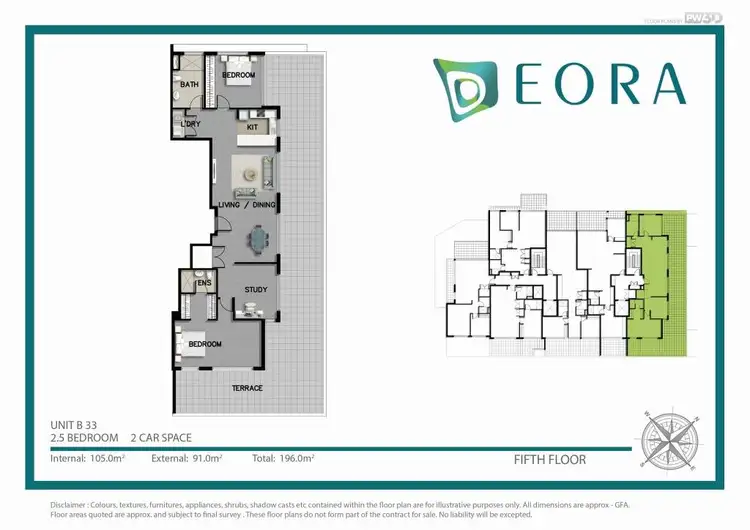 Floorplan of Homely apartment listing, 33/15-19 Edgehill Avenue, Botany NSW 2019