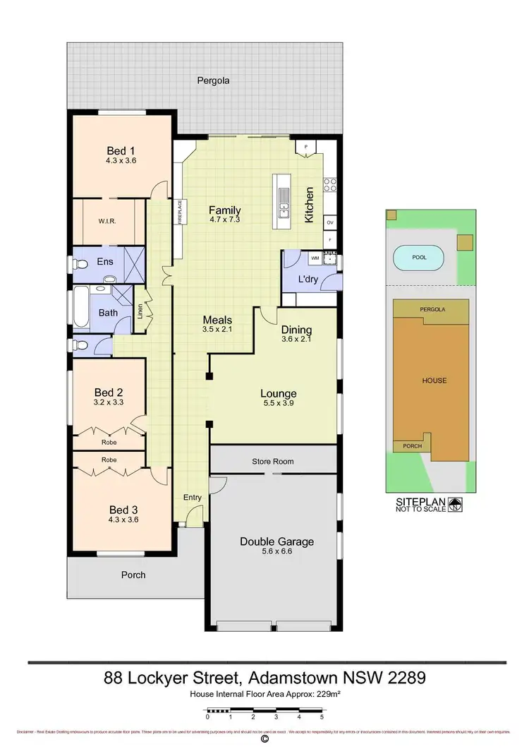 Floorplan of Homely house listing, 88 Lockyer Street, Adamstown NSW 2289