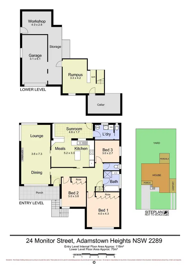 Floorplan of Homely house listing, 24 Monitor Street, Adamstown Heights NSW 2289
