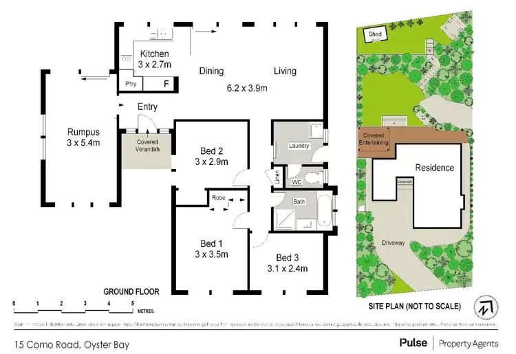 Floorplan of Homely house listing, 15 Como Road, Oyster Bay NSW 2225