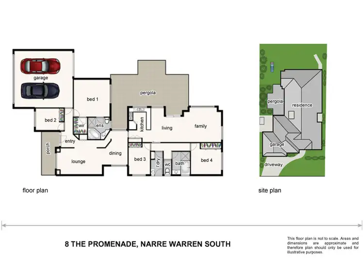 Floorplan of Homely house listing, 8 The Promenade, Narre Warren South VIC 3805