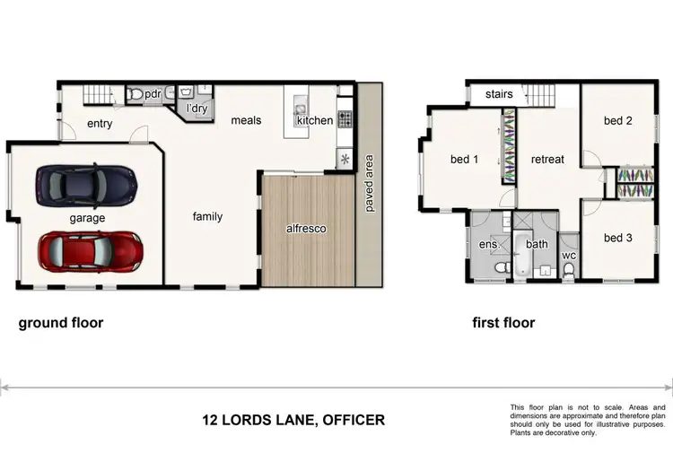 Floorplan of Homely house listing, 12 Lords Lane, Officer VIC 3809