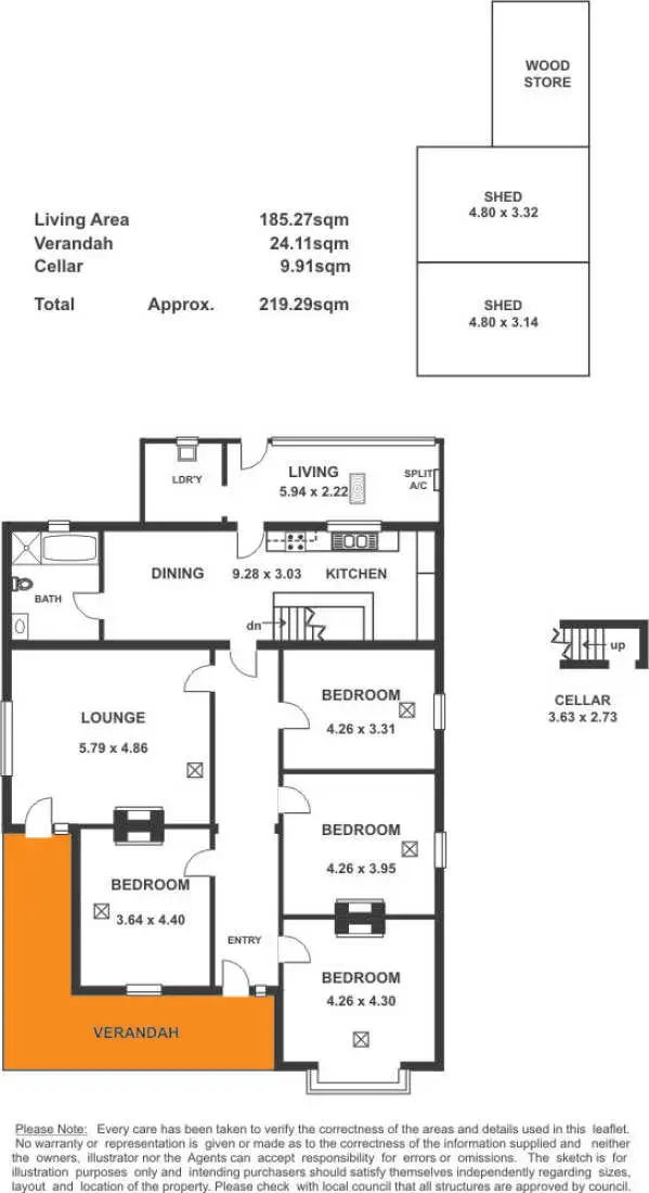 Floorplan of Homely house listing, 8 Penfold Road, Magill SA 5072