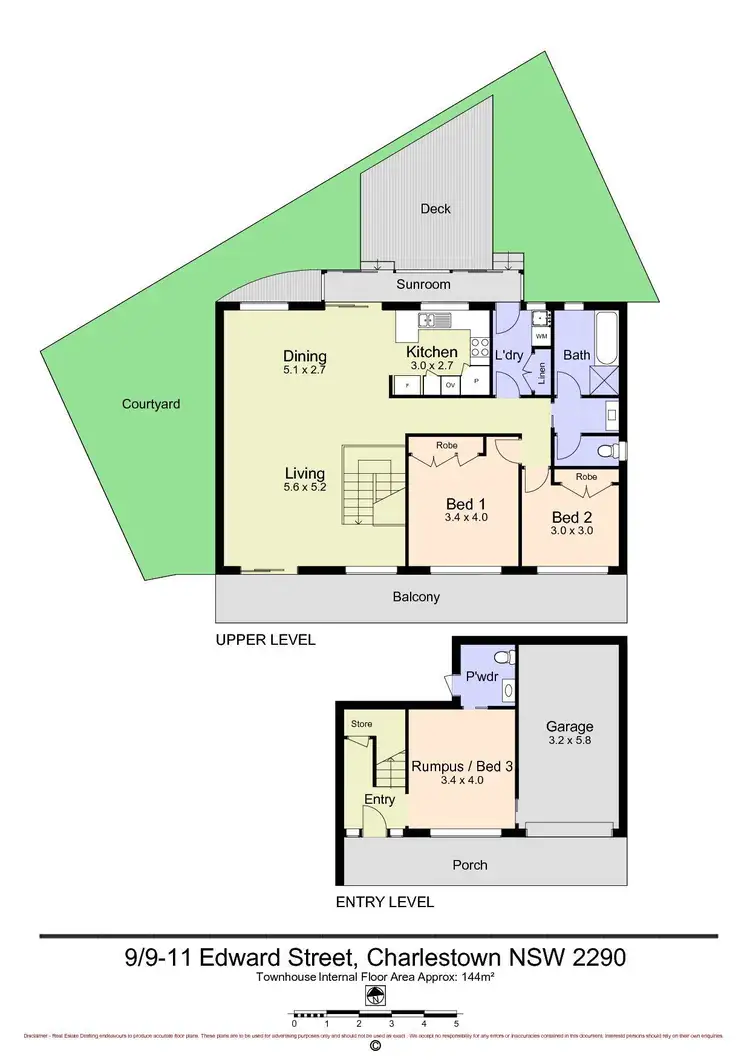Floorplan of Homely townhouse listing, 9/9-11 Edward Street, Charlestown NSW 2290