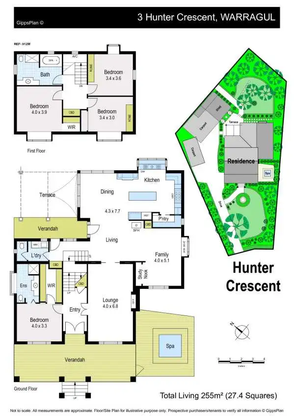 Floorplan of Homely house listing, 3 Hunter Crescent, Warragul VIC 3820