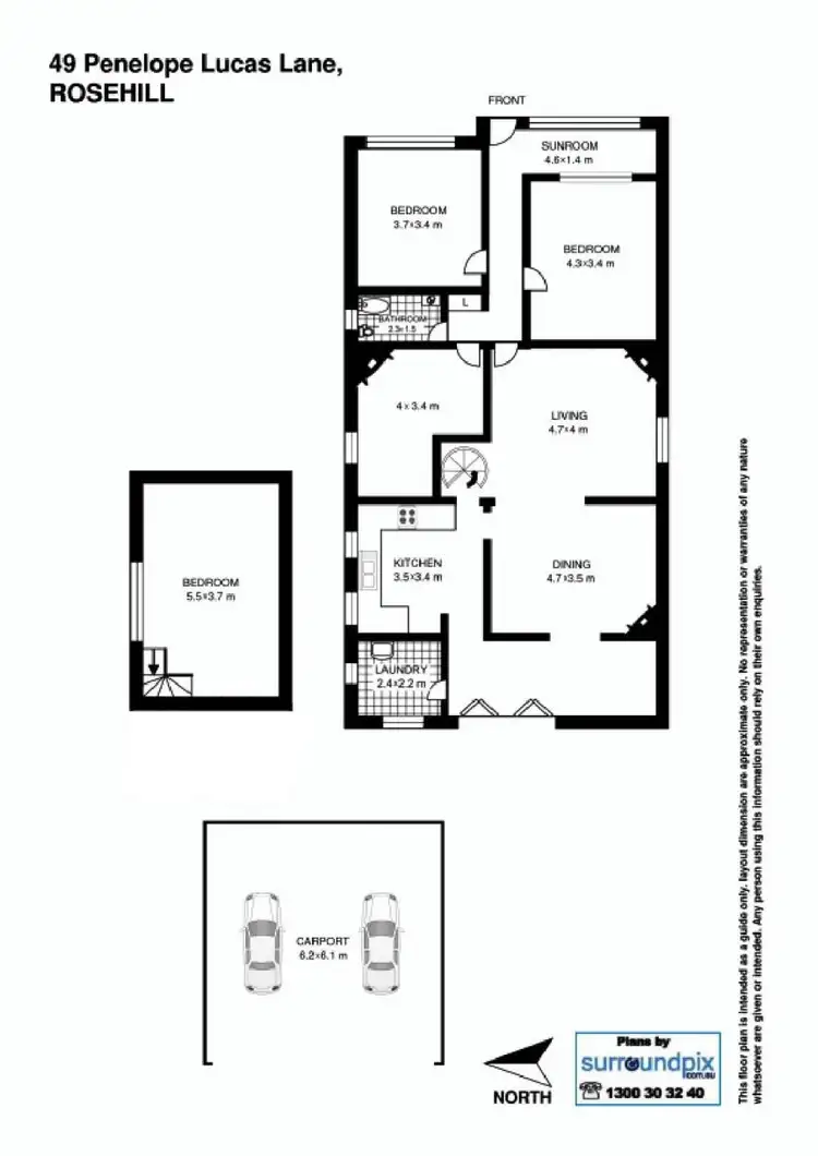 Floorplan of Homely house listing, 49 Penelope Lucas Lane, Rosehill NSW 2142