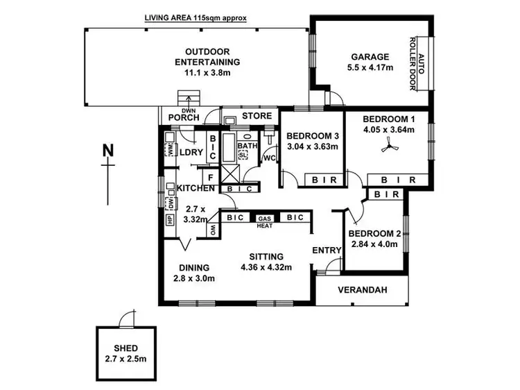 Floorplan of Homely house listing, 1 Valdemar Court, Magill SA 5072