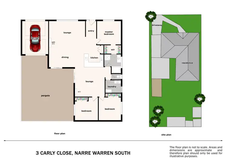 Floorplan of Homely house listing, 3 Carly Close, Narre Warren South VIC 3805