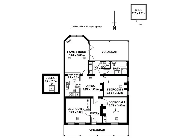 Floorplan of Homely house listing, 20 Gray Street, Norwood SA 5067
