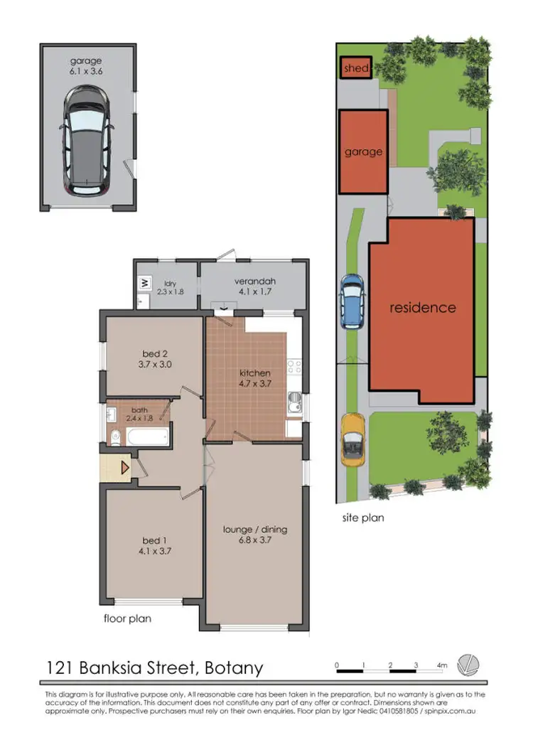 Floorplan of Homely house listing, 121 Banksia Street, Botany NSW 2019