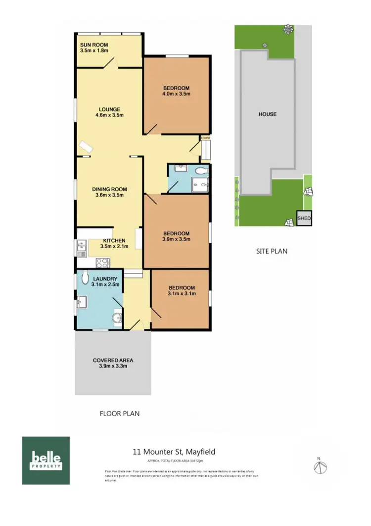 Floorplan of Homely house listing, 11 Mounter Street, Mayfield East NSW 2304