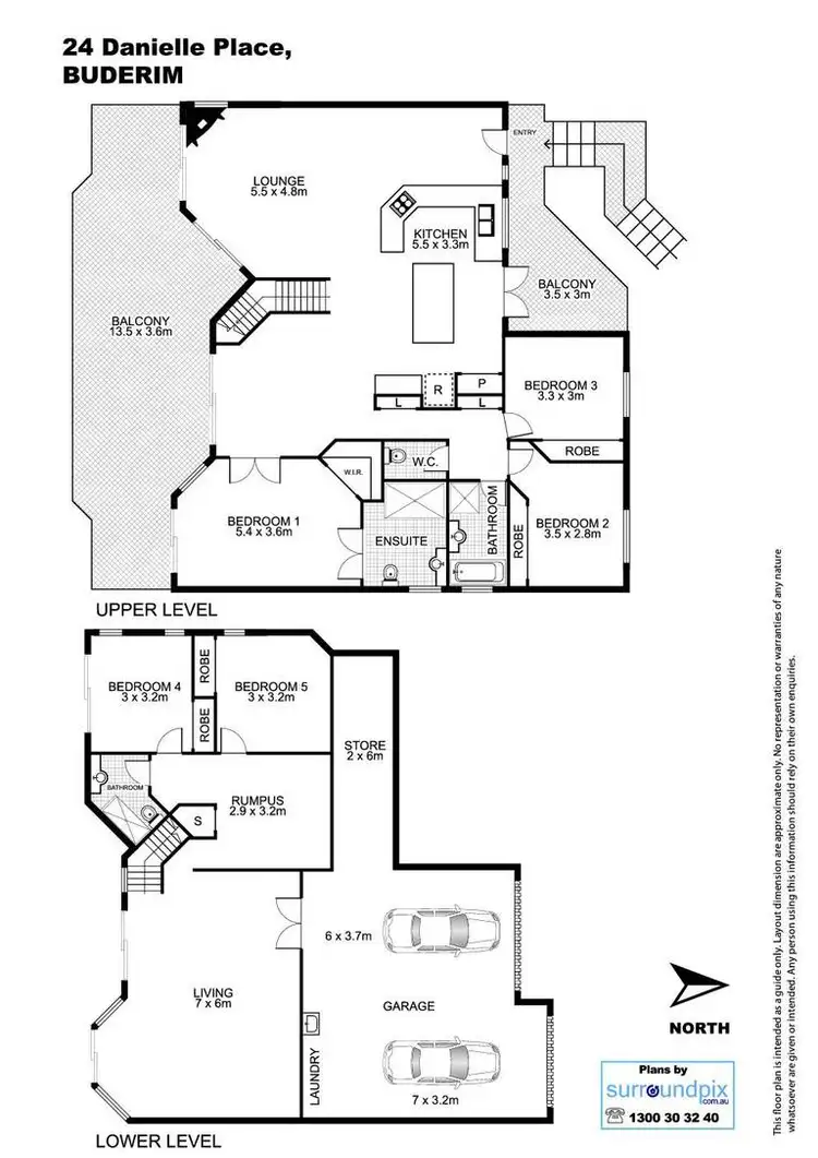 Floorplan of Homely house listing, 24 Danielle Place, Buderim QLD 4556