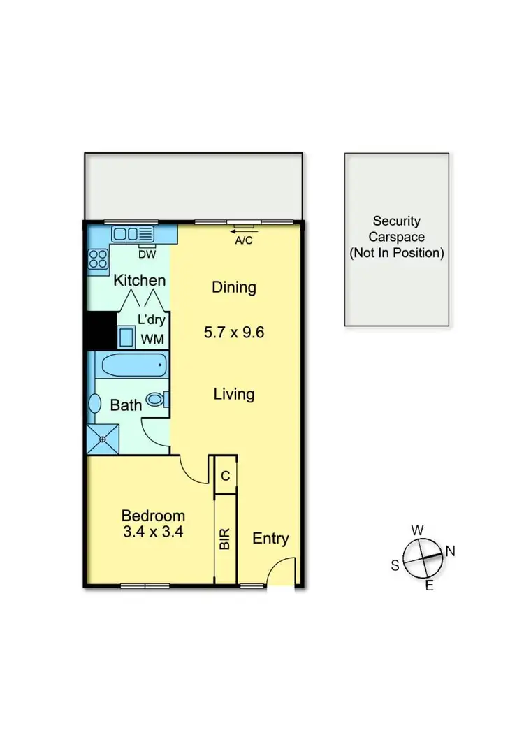 Floorplan of Homely apartment listing, 28/337 Station Street, Thornbury VIC 3071