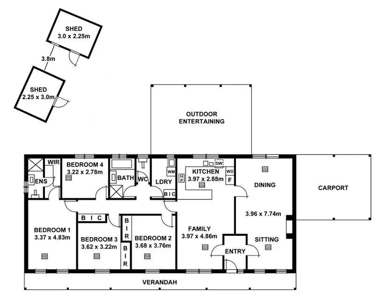 Floorplan of Homely house listing, 29 Altair Street, Hope Valley SA 5090