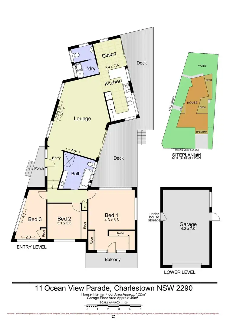 Floorplan of Homely house listing, 11 Ocean View Parade, Charlestown NSW 2290