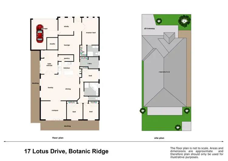 Floorplan of Homely house listing, 17 Lotus Drive, Botanic Ridge VIC 3977